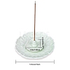 Ceramic Ornaments Chinese Style Ceramic Lotus Fragrance Plug-in Incense Burner Home Indoor Incense Ornaments JX837B-2
