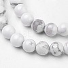 Natural Howlite Beads Strands G-D809-10-4mm-3