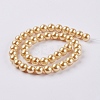 Eco-Friendly Dyed Glass Pearl Round Beads Strands HY-A002-10mm-RB112N-2