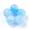 Acrylic Imitation Jade Beads MACR-E025-25C-8mm-1