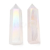 Point Tower Electroplate Natural Rose Quartz Home Display Decoration PW23030680855-1