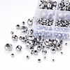 710Pcs Electroplate Transparent Glass Beads Strands DIY-YW0003-07-6