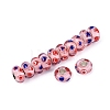 Handmade Lampwork & Brass Core European Beads LAMP-N044-05S-01-2