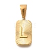 304 Stainless Steel Pendants STAS-S161-01L-G-1