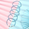 5Pcs 5 Style Natural Dyed White Jade & Pearl & Shell Star Beaded Stretch Bracelets Set BJEW-JB09495-05-2
