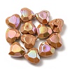UV Plating Rainbow Iridescent Acrylic Beads OACR-P010-03B-1