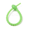 Oval Shape Silicone Cable Zip Ties AJEW-C034-03J-3