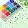 3000Pcs 15 Colors Electroplate Glass Beads Strands EGLA-YW0001-47-6