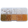 DIY 10 Style ABS & Acrylic Beads Jewelry Making Finding Kit DIY-N0012-05J-1
