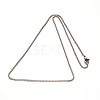 304 Stainless Steel Cable Chain Necklaces NJEW-N0047-35-2