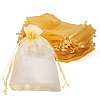 50Pcs Organza Bags Jewellery Storage Pouches Wedding Favour Party Mesh Drawstring Gift OP-TA0001-16C-1