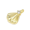 Brass Pave Clear Cubic Zirconia Pendants LS-KK-L238-31G-2