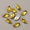 Glass Rhinestone Cabochons RGLA-WH0001-08N-2