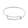 Unicraftale Adjustable 304 Stainless Steel Expandable Bangle Making BJEW-UN0006-35P-3