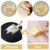 Plastic Self Adhesive Gold Foil Embossed Stickers DIY-WH0211-157-3
