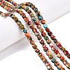 Natural Imperial Jasper Beads Strands G-N342-62H-4