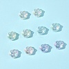 32Pcs UV Plating Rainbow Iridescent Acrylic Beads OACR-FS0002-15-7