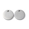 Non-Tarnish 304 Stainless Steel Charms STAS-Q308-09E-P-1