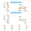 SUPERFINDINGS 40Pcs 4 Styles Natural Cultured Freshwater Pearl Pendants FIND-FH0005-52-2