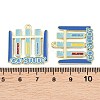Alloy Enamel Pendants ENAM-L055-01F-02-3