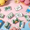 Leaf Paper Self Adhesive Mini Candy Bar Wrappers DIY-WH0604-018-4