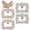 2 Styles Alloy Rhinestone Shoe Decorations FIND-GO0002-24-1