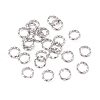 Tarnish Resistant 304 Stainless Steel Open Jump Rings X-STAS-F191-12P-A-1