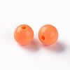 Opaque Acrylic Beads X-MACR-S370-C10mm-A11-2