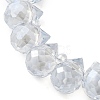 Electroplate Glass Beads Strands EGLA-D030-17P-3