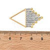 Glass Seed Beads Tassel Pendants PALLOY-MZ01455-02-3