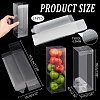 Transparent PET Tea Storage Boxes CON-WH0106-08H-2