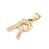 304 Stainless Steel Pendants LS-STAS-F235-01G-R-2