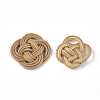 Handmade Reed Cane/Rattan Woven Pendants WOVE-T006-129B-2