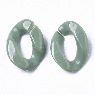 Opaque Acrylic Linking Rings OACR-T011-88D-1