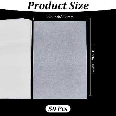 50Pcs Ironing Paper used for DIY Fuse Beads DIY-CY0002-81B-1