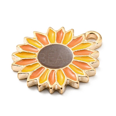 Thanksgiving Day Alloy Enamel Pendants X-ENAM-D060-01A-KCG-1