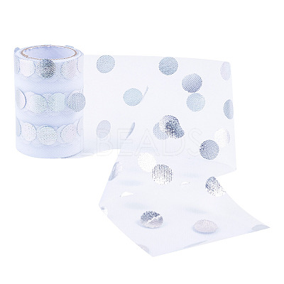 Glitter Sequin Deco Mesh Ribbons OCOR-TADJ0001-10B-1