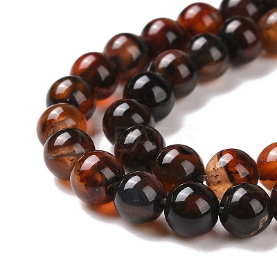 Natural Agate Beads Strands X-G-D845-02-6mm-1