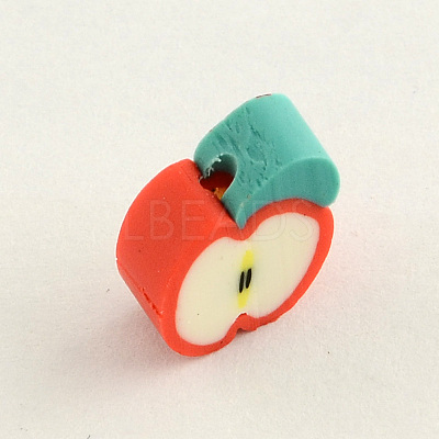 Handmade Polymer Clay Beads X-CLAY-Q184-08-1