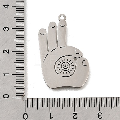 201 Stainless Steel Pendants LS-STAS-S176-18P-1