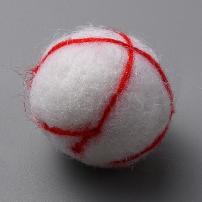 Wool Felt Craft Bloodshot Eyeballs FIND-WH0155-007A-1