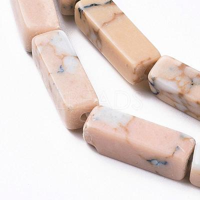 Synthetic Imperial Jasper Beads Strands G-E508-02L-1