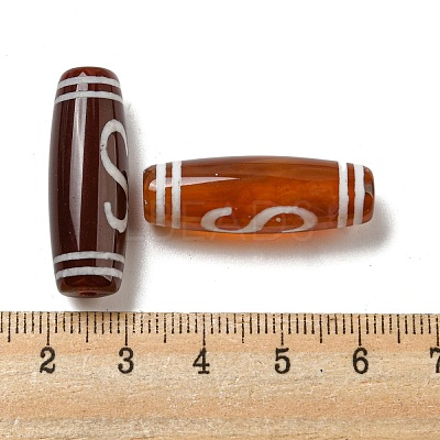 Tibetan Style dZi Beads Strands G-P526-A09-1
