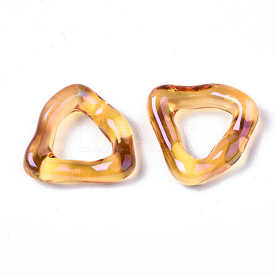 Transparent Resin Finger Rings RJEW-T013-005-E05-1