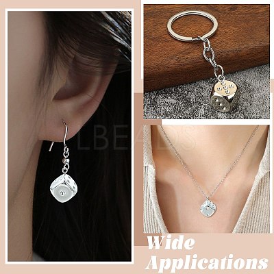 Plating Acrylic Pendants OACR-CJC0005-05-1