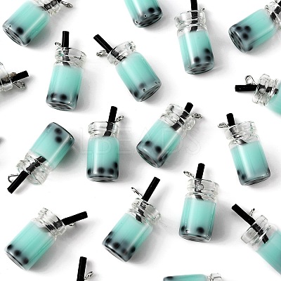 Glass Bottle Pendants CRES-N017-03D-1
