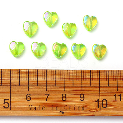 100Pcs Eco-Friendly Transparent Acrylic Beads TACR-YW0001-07G-1