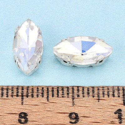Sew on Rhinestone Montee Beads KK-T071-02A-1