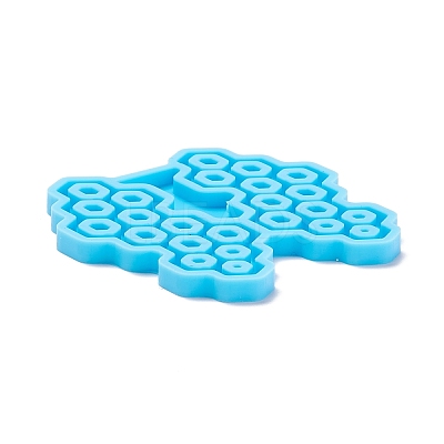 Honeycomb DIY Pendant Silicone Molds DIY-I085-35-1