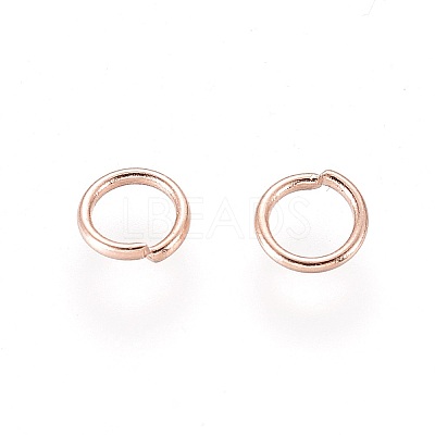 304 Stainless Steel Open Jump Rings X-STAS-O098-01RG-05-1
